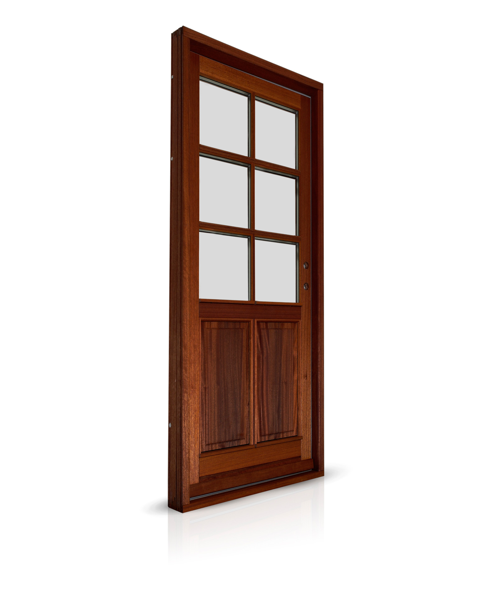 Billede af Facadedør med 6-felts glas og energisprosser – klassisk design i moderne kvalitet