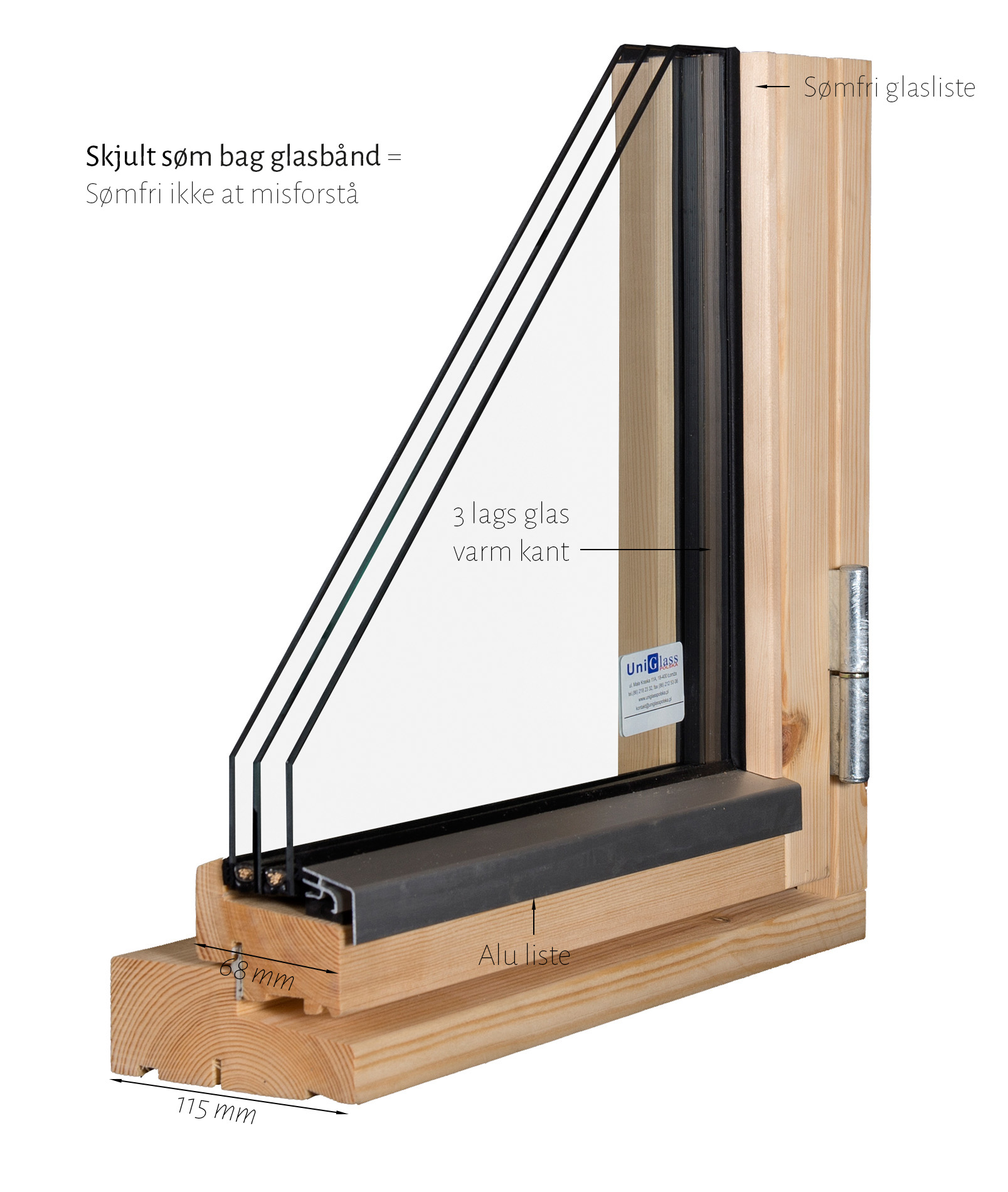 Billede af Topstyret fastkarms panorama vindue – stort lysindfald og energivenlig kvalitet